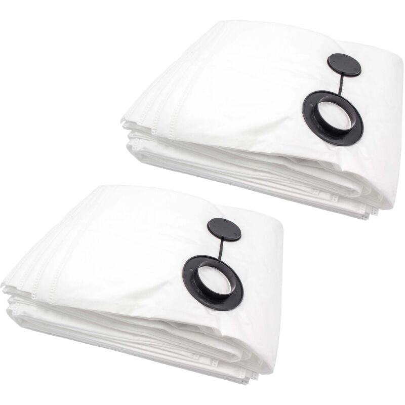 

20x bolsa compatible con Nilfisk / Alto / Wap SQ450-1M, SQ8, SQ850, SQ850-11 aspiradora - vellón micro, blanco - Vhbw