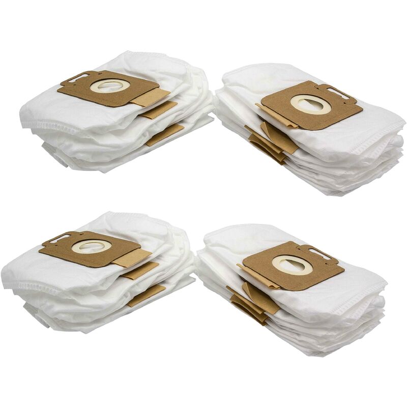 

vhbw 20x bolsa compatible con Nilfisk / Alto X 100 Extreme, 110 Extreme, 150 Extreme, 200 Extreme aspiradora - vellón micro, blanco