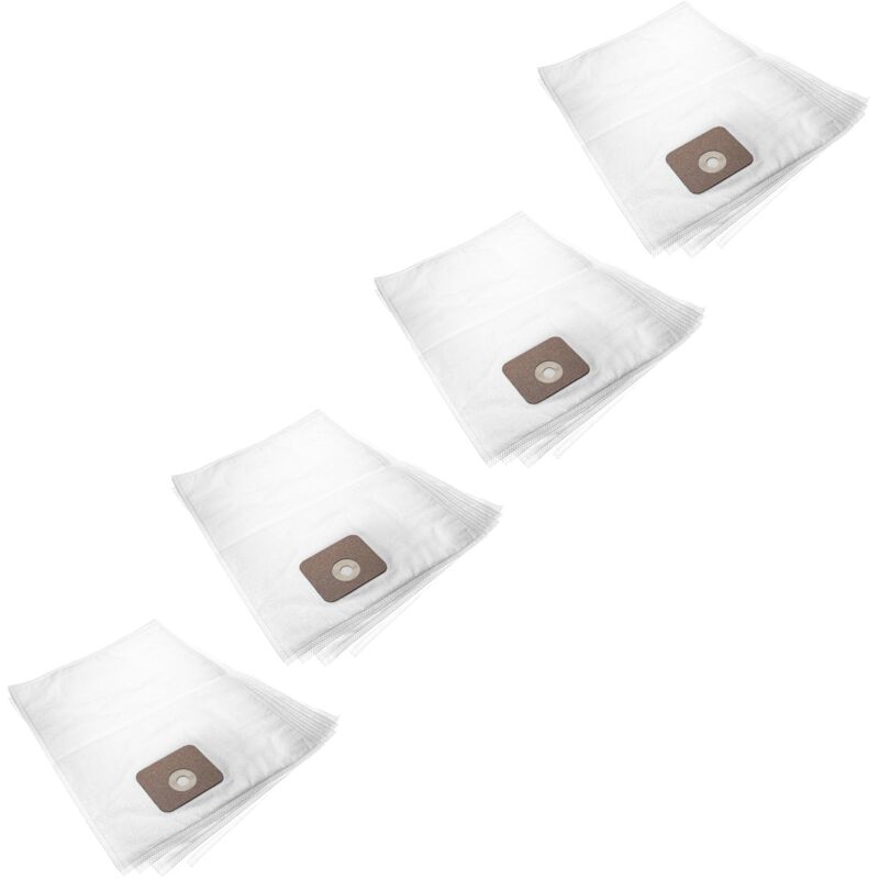 

20x bolsa compatible con Nilfisk Multi 20, 20 CR, 20 CR EU, 20 Inox, 20 T, 20 T INOX, 30 Inox, 30 T aspiradora - vellón micro, blanco - Vhbw