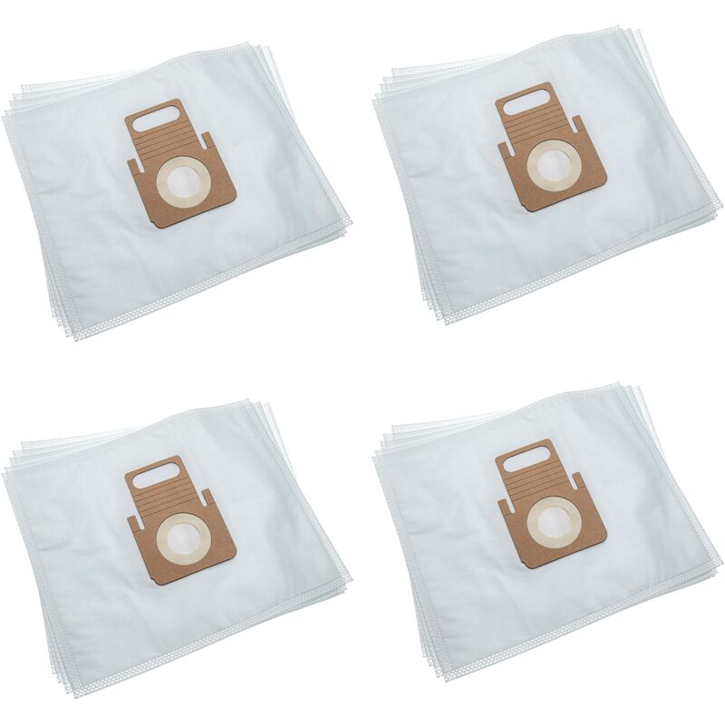 

20x bolsa compatible con Thomas Anti-Allergy, Home Clean & Parquet, Multi-Clean X10, Multi-Clean X7 aspiradora - vellón micro, blanco - Vhbw