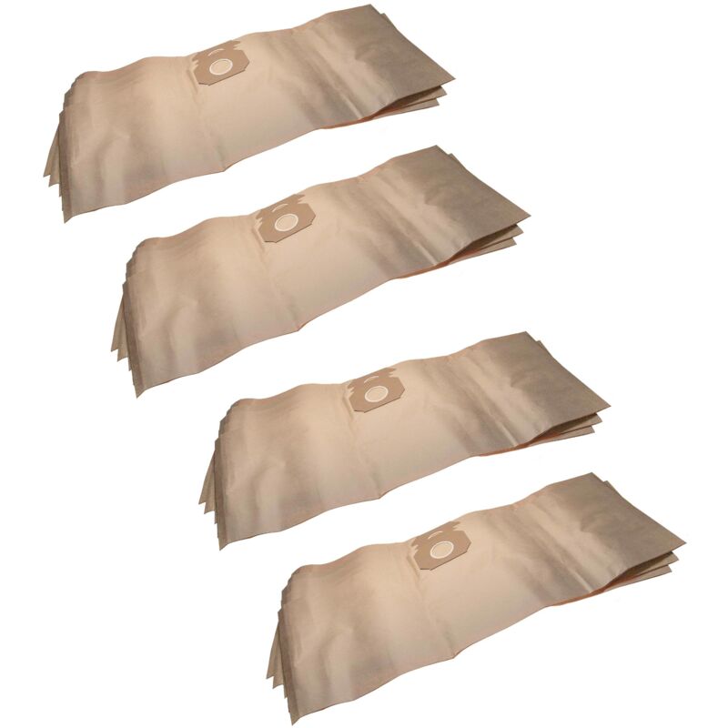 

20x bolsa compatible con Thomas Inox 1445 SFE, 1545 S, 1545 SFE, 45 S professional aspiradora - papel, 90.9cm x 38.15cm, marrón - Vhbw