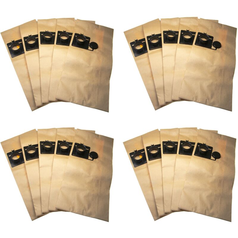 

20x bolsa reemplaza Festool 452970 para aspiradora - papel, 60 cm x 26.6 cm, color arena - Vhbw
