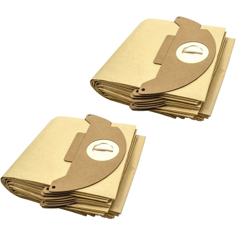 

20x bolsa reemplaza Kärcher 6.904-143 para aspiradora - papel, marrón - Vhbw