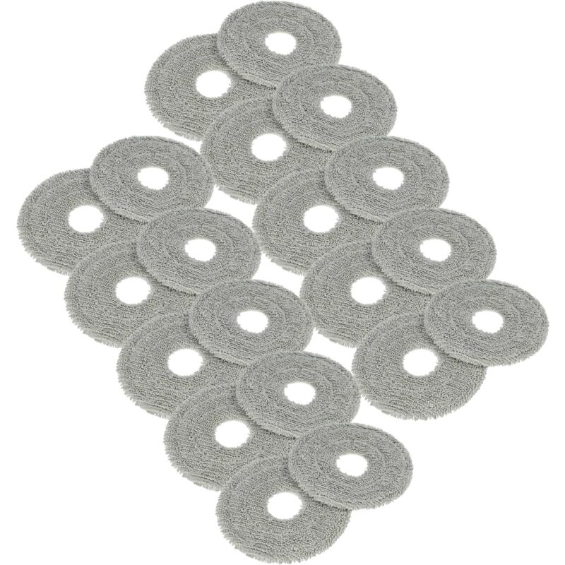 20x compatible avec Mova E30 Ultra aspirateur robot - Lingettes tampon - tampon microfibre - Vhbw