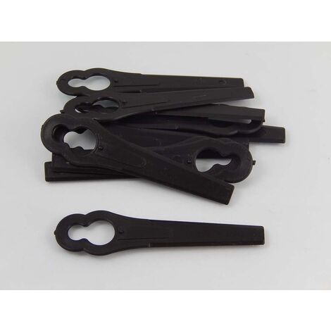 vhbw 20x Ersatz-Messer kompatibel mit Einhell GE-CT 18 Li Rasentrimmer - Ersatzklinge, Schwarz, Kunststoff