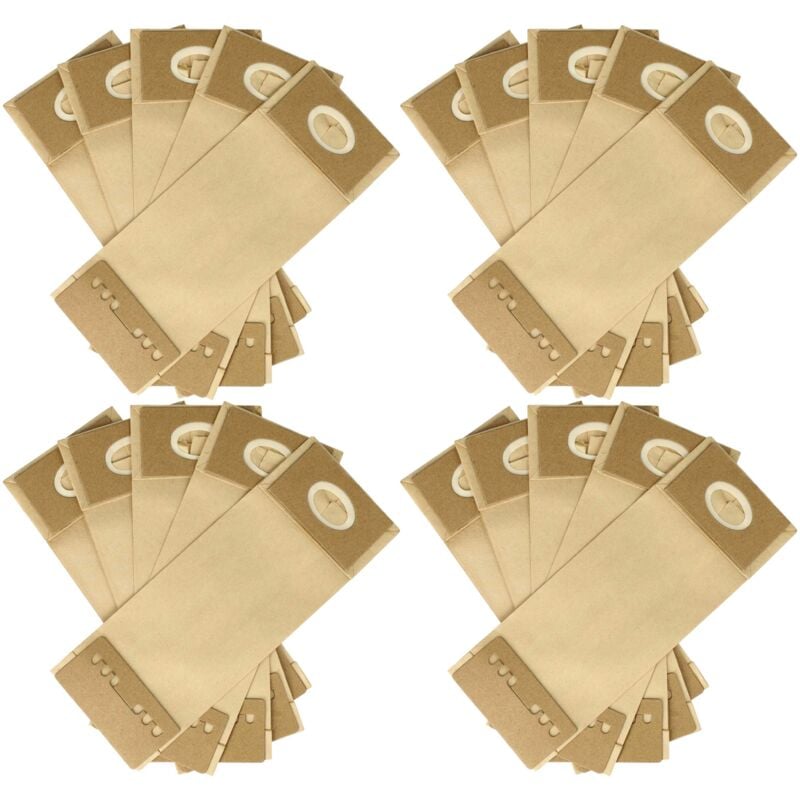 20x Filtres turbo compatible avec Festool rs 2, es 150, et 2, ets 150 ponceuse, ponceuse orbitale - Lot de sacs d'aspiration en papier - Vhbw