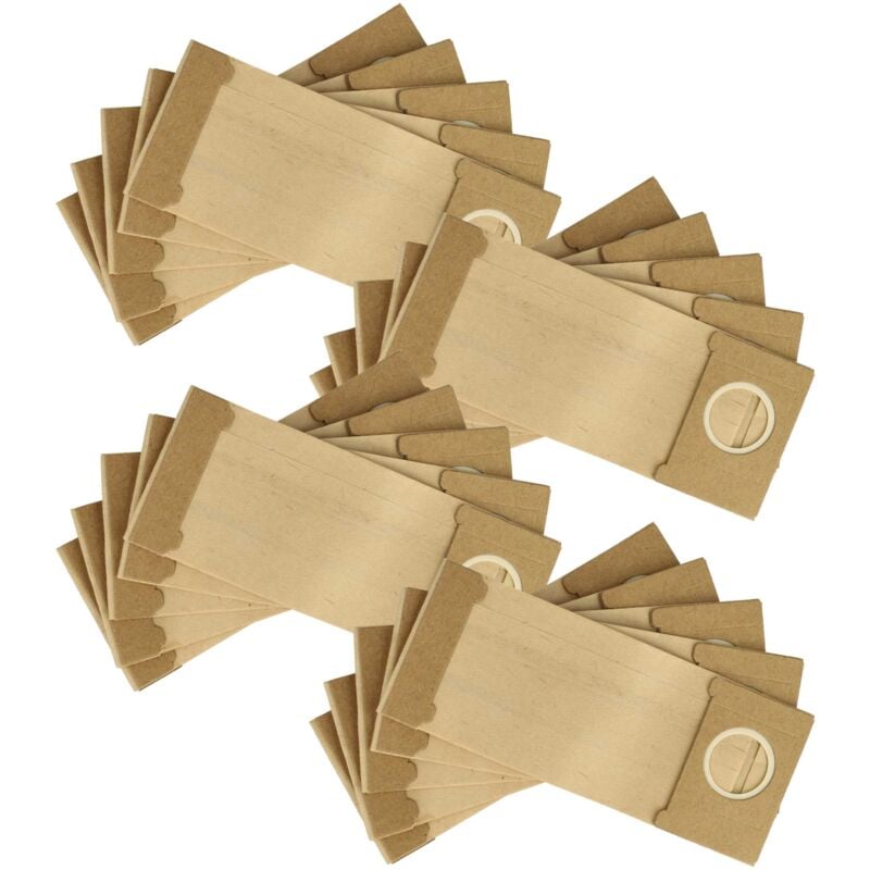 20x Filtres turbo remplacement pour Metabo 4007430440211, 6.31288.000 pour ponceuse, ponceuse orbitale - Lot de sacs d'aspiration en papier - Vhbw