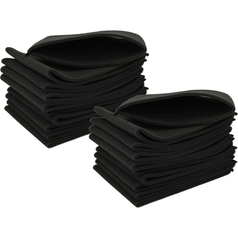 20x Filtro de aspiradora compatible con Einhell Inox 1100, Inox 1400 / as, Inox 1450 w, Inox 1250 / 1 - Filtro de espuma - Vhbw 