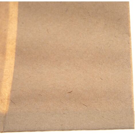 vhbw 20x sacchetto compatibile con Alutec NTS 30 KW, NTS 30 EW aspirapolvere - 33,1cm x 77,7cm beige