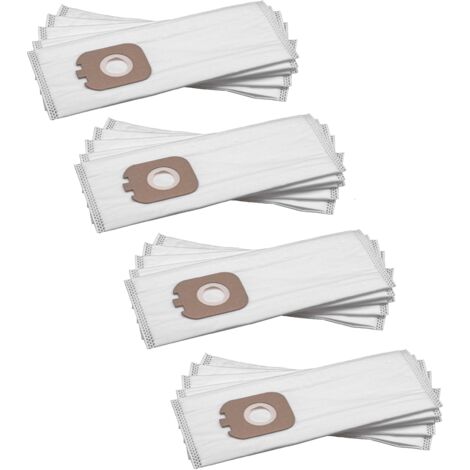 vhbw 20x sacchetto compatibile con Rowenta Slimline RH7102, RH7121, RH7131 aspirapolvere - in microfibra, 30cm x 13cm, bianco