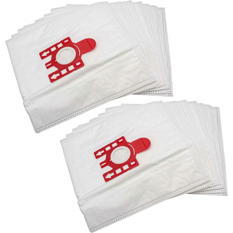 Image of 20x sacchetto dell'aspirapolvere sacchetto compatibile con Hoover FreeMotion tfb 2000 - 2499 aspirapolvere - in microfibra, 28cm x 20cm, bianco - Vhbw
