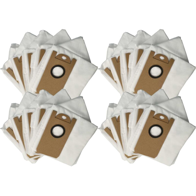 20x Sacs aspirateur compatible avec Honiture Q6 aspirateur robot - Sac pour station de vidage - Vhbw