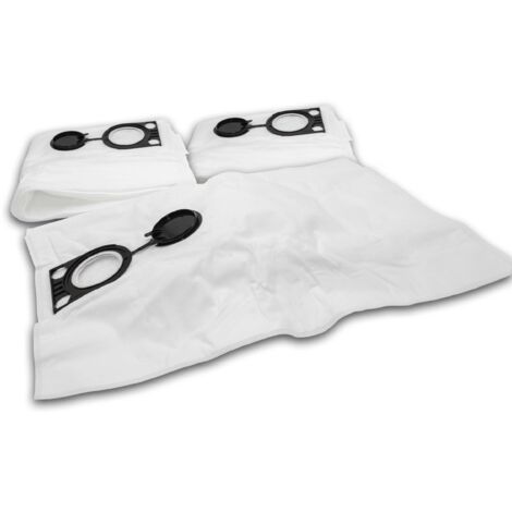 vhbw 20x Sacs compatible avec Bosch GAS 25, GAS25, CS Unitec, CS1225 aspirateur - 43cm x 32cm blanc
