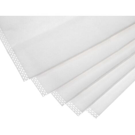 vhbw 20x Sacs compatible avec Bosch GAS 35 M AFC Professional, PAS 1000, PAS 1000 F, PAS 900 - microfibres non tissées, 55,55cm x 21.85cm, blanc
