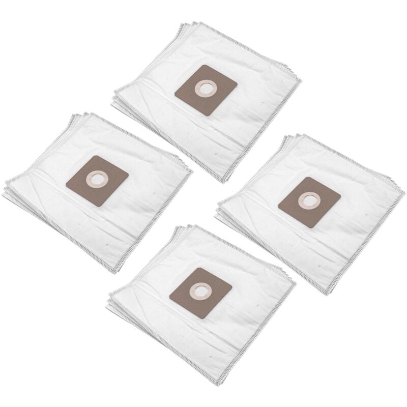 20x Sacs compatible avec Dirt Devil DD7274, DD7275, DD7374, DD7375, DD7700 aspirateur - microfibres non tissées, 31cm x 22,5cm, blanc - Vhbw
