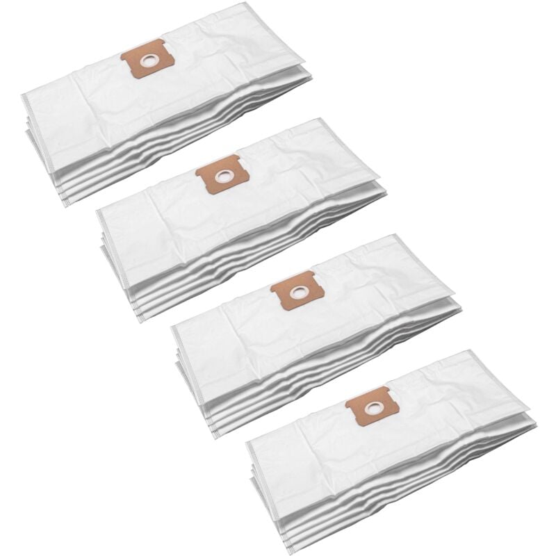 20x Sacs compatible avec Einhell tc-vc 1812 s, tc-vc 1815 s aspirateur - microfibres non tissées blanc - Vhbw