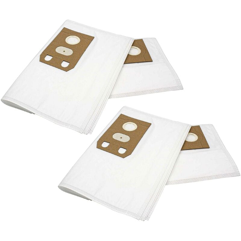 20x Sacs compatible avec Electrolux z 433 901707205, z 433 901707302 aspirateur - microfibres non tissées, 33cm x 23cm, blanc - Vhbw