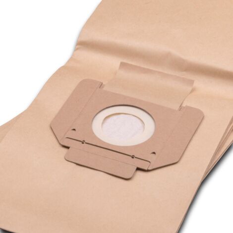 vhbw 20x sacs compatible avec Ghibli 590K aspirateur - papier, marron