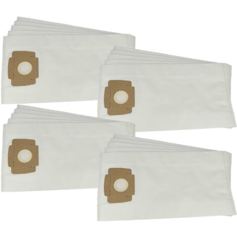 vhbw 20x Sacs compatible avec Johnson Diversey Aero 15+, Aero 15, Baby Bora, Aero 8+, Aero 8 aspirateur - 45,5cm x 24cm blanc