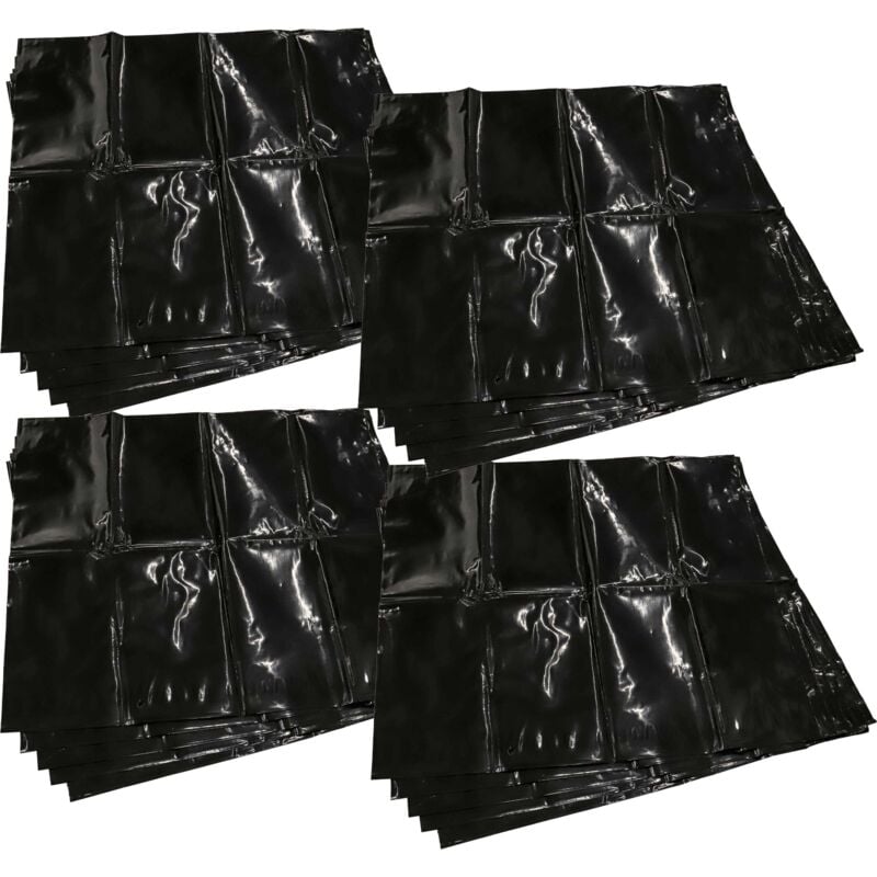 20x Sacs compatible avec Kärcher nt 30/1 Tact l, nt 30/1 Tact te l aspirateur - polyéthylène, 86cm x 76cm noir - Vhbw
