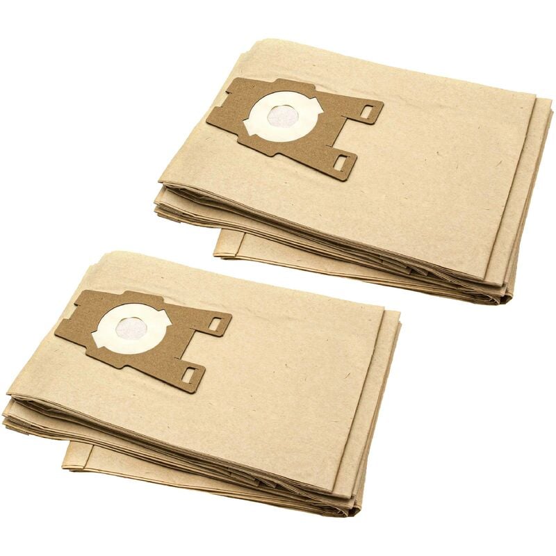 20x Sacs compatible avec Kirby Generation 4, Generation 5, Generation 6 aspirateur - papier, 32cm x 23cm, couleur sable - Vhbw