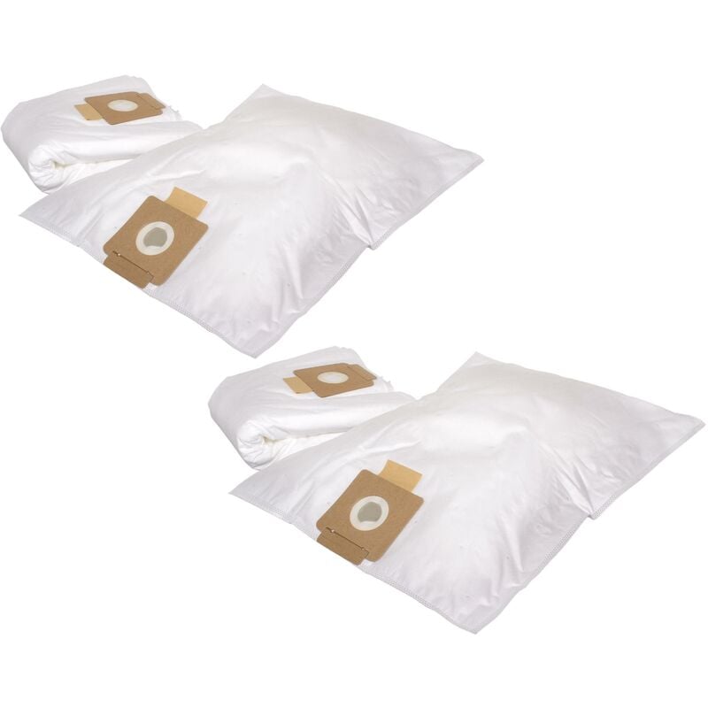 20x sacs compatible avec Kärcher T12/1, T15/1, T17/1 aspirateur - microfibres non tissées, blanc - Vhbw