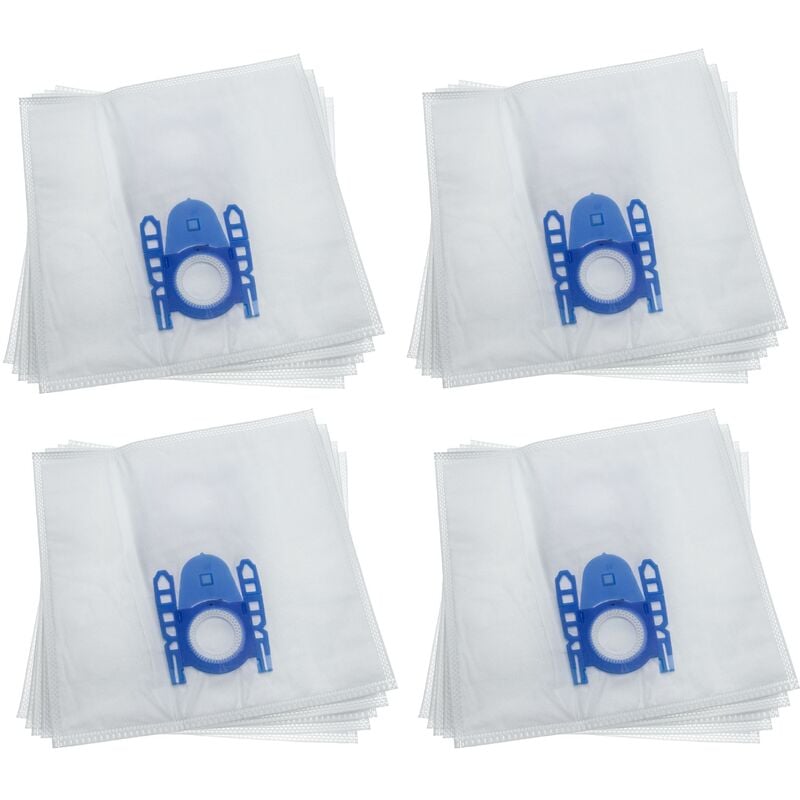 Vhbw - 20x sacs compatible avec Kärcher vc 6200, vc 6250 pet, vc 6300, vc 6300 b, vc 6350 aspirateur - microfibres non tissées, 29,8cm x 30cm, blanc