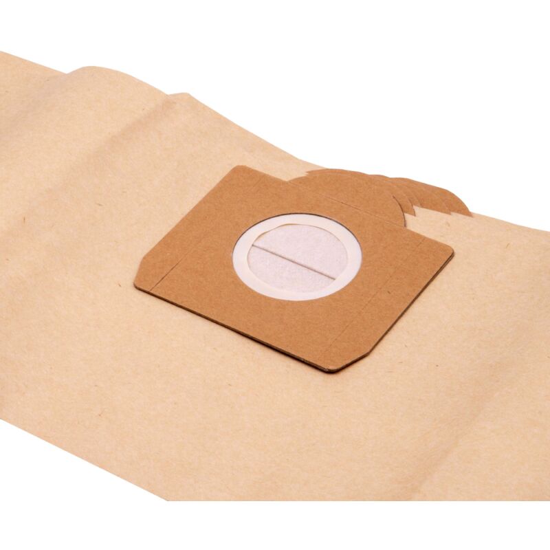 20x Sacs compatible avec Progress P65 aspirateur - papier, 80cm x 22cm marron - Vhbw