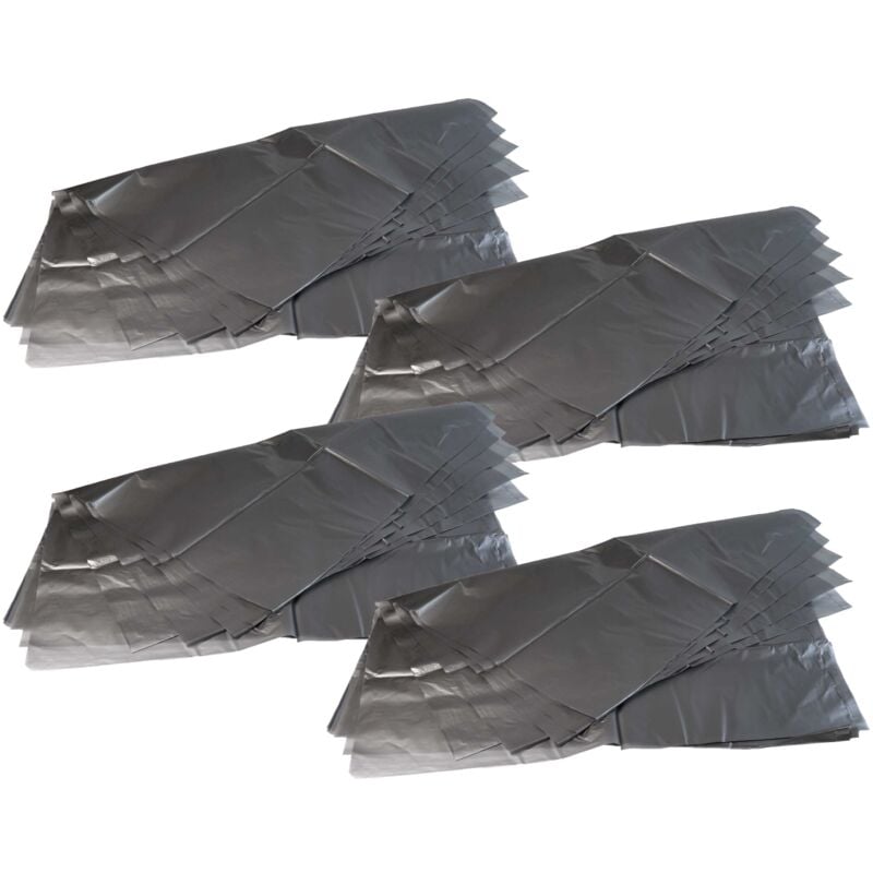 20x Sacs compatible avec Makita VC1310L, VC005GL aspirateur - polyéthylène, 64cm x 66cm gris argenté - Vhbw