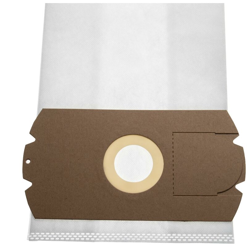 20x Sacs compatible avec Mondilec dh 155 r aspirateur - 39cm x 18cm blanc - Vhbw