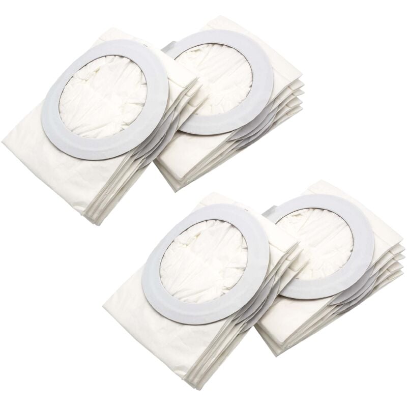 20x Sacs compatible avec Nilfisk gd 5 Batterie, 5 Hepa, 5 back, 5, 5 Fly aspirateur - papier blanc - Vhbw
