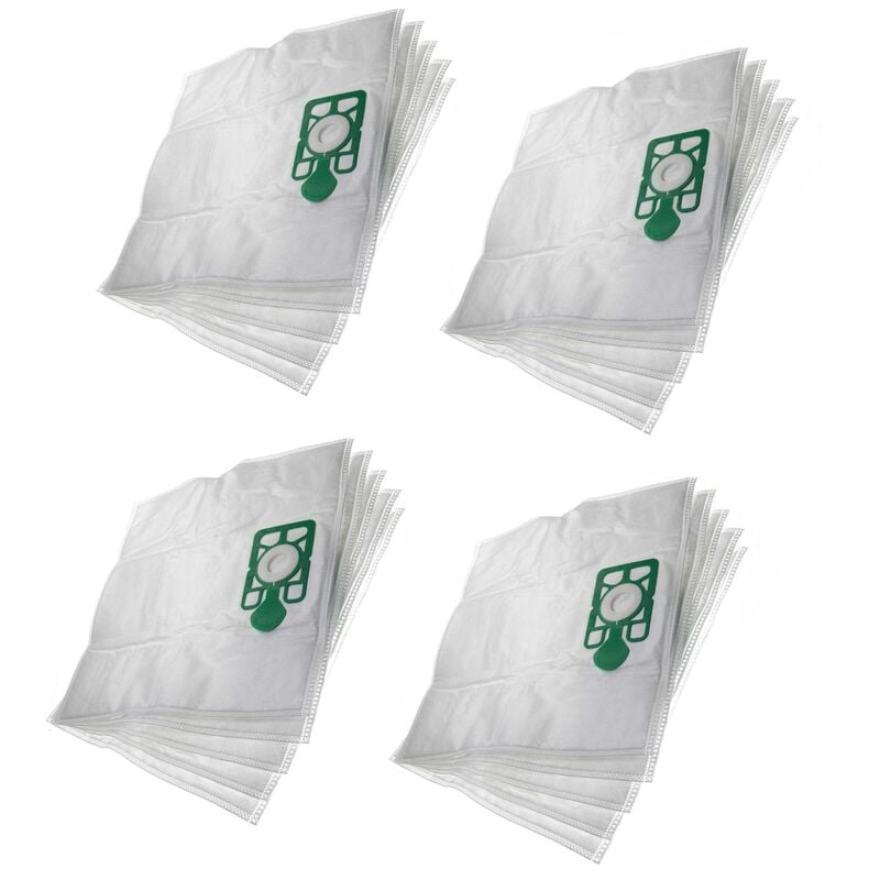 20x Sacs remplacement pour Numatic NVM-2BH, 604016 pour aspirateur - microfibre non tissée, 43cm x 43cm blanc - Vhbw