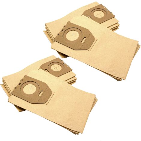 vhbw 20x Sacs compatible avec Philips Oslo, Oslo+, Furore, Golden Magic, Marathon aspirateur - 29cm x 17,5cm