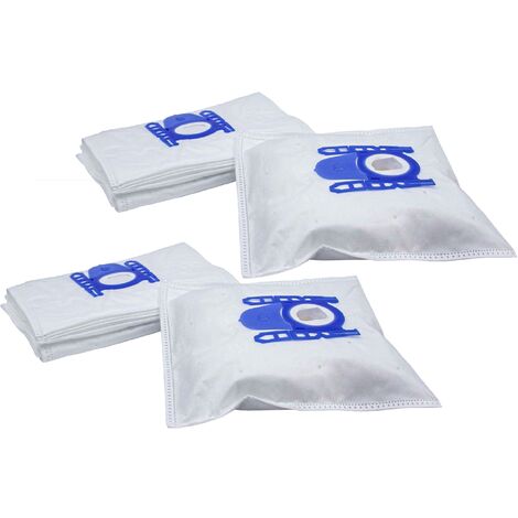 vhbw 20x Sacs compatible avec Privileg 337.651, 517.649, 414.004, 381.291, 350.294, 476.308.2 aspirateur - 27cm x 20cm blanc