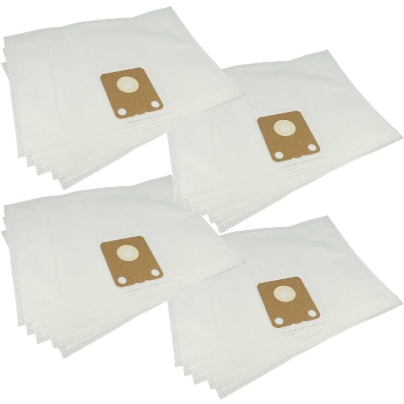 vhbw 20x Sacs compatible avec Vermop Jetvac SD12 aspirateur - microfibre non tissée, 31,5cm x 41,5cm blanc