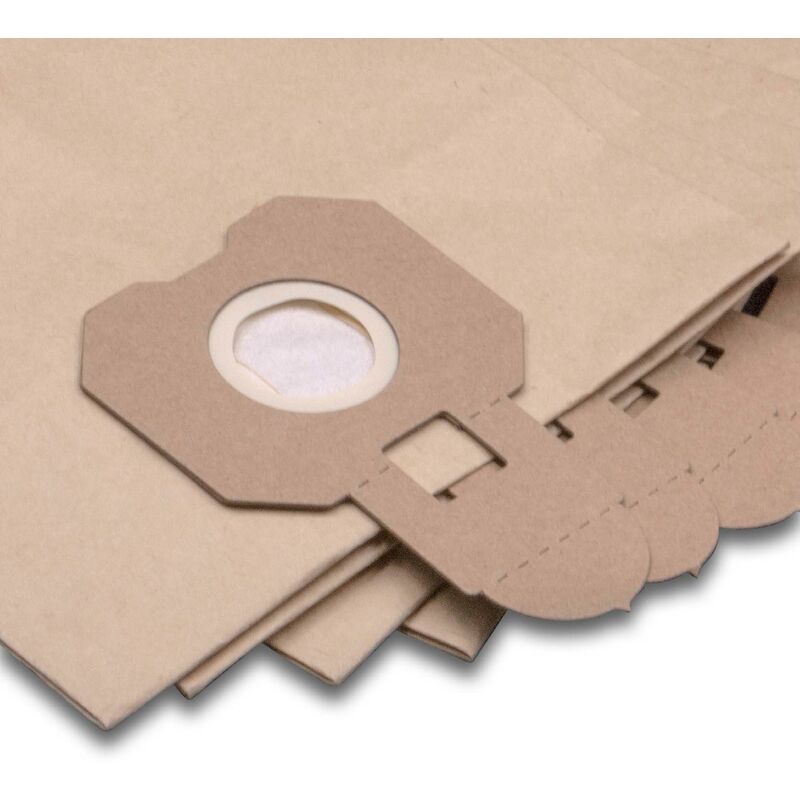 20x Sacs remplacement pour Hitachi 2032835 pour aspirateur - papier, 32cm x 20cm, marron - Vhbw