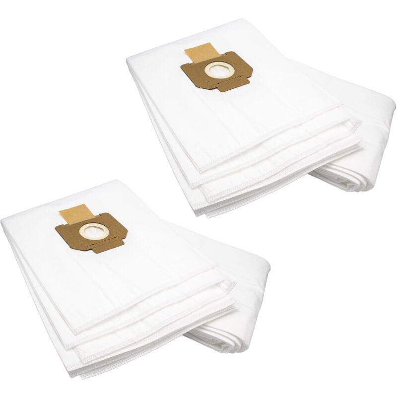 20x sacs remplacement pour Nilfisk 302001484 pour aspirateur - microfibres non tissées, blanc - Vhbw