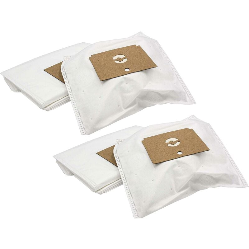 20x Sacs remplacement pour Swirl R27 pour aspirateur - microfibres non tissées, 31cm x 22cm, blanc - Vhbw