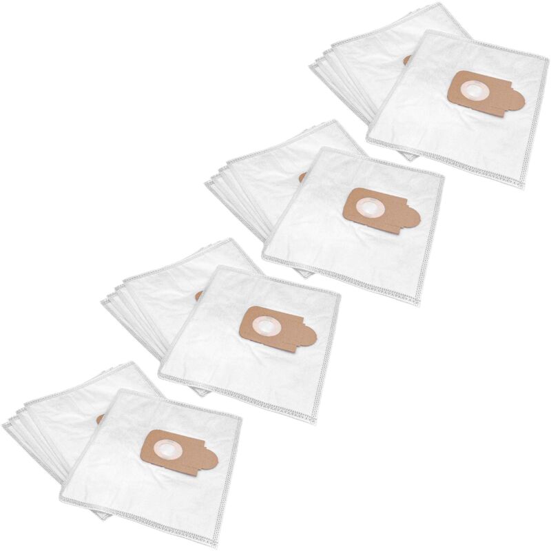 20x Sacs remplacement pour Swirl R39 pour aspirateur - microfibres non tissées, 31cm x 26cm, blanc - Vhbw