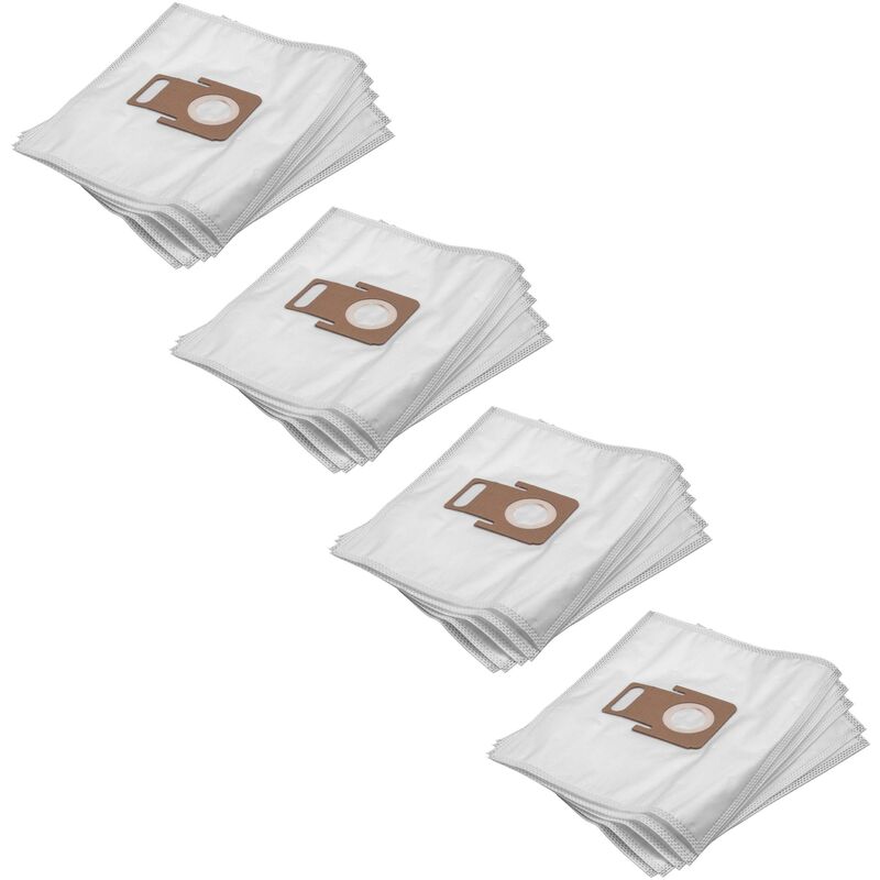 20x sacs remplacement pour Thomas 787243 pour aspirateur - microfibres non tissées, blanc - Vhbw