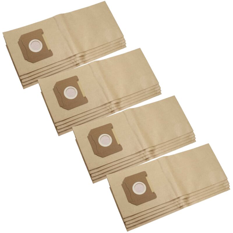 Image of 20x Staubbeutel Ersatz für Kärcher 6.904-210.0 für Staubsauger - 30cm x 35cm braun - Vhbw