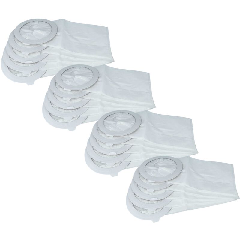 vhbw 20x Vacuum Cleaner Bag compatible with Clarke CAV 2.2, Comfort Pak 10 Vacuum Cleaner, 44.85 cm x 17.75 cm, White