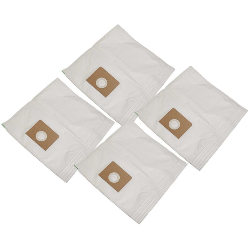 20x Vacuum Cleaner Bag compatible with emm Hamach hmv 2500, hmv 3, hmv 5, hmv 7 Vacuum Cleaner, 25 l capacity 42 cm x 26 cm, White - Vhbw