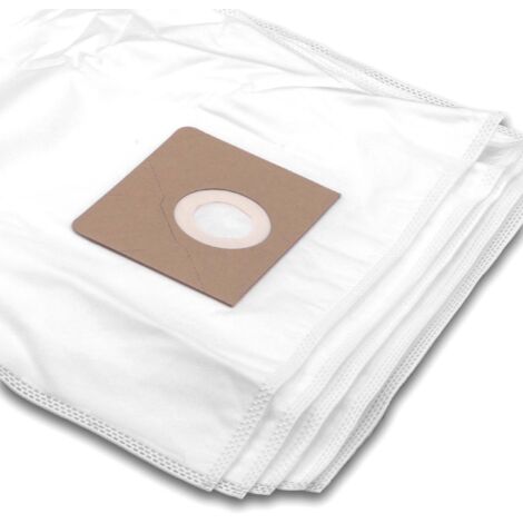 vhbw 20x Vacuum Cleaner Bag compatible with Milwaukee AS500ELCP Vacuum Cleaner, Microfleece, 35L capacity, 30 cm x 28 cm, White