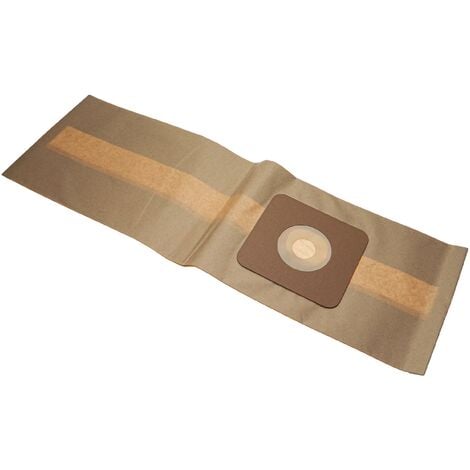 vhbw 20x Vacuum Cleaner Bag compatible with Nilfisk GU700A Vacuum Cleaner - Paper Brown