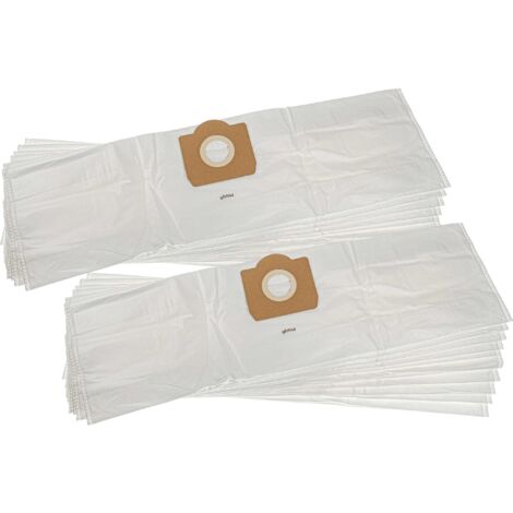 vhbw 20x Vacuum Cleaner Bag compatible with Rowenta Bully RD 215, RD 200, RB 870 Vacuum Cleaner, 35 cm x 21.5 cm, White