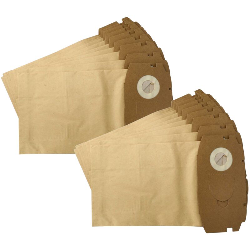 vhbw 20x Vacuum Cleaner Bag Replacement for Festo Festool 498410, 456772 for Vacuum Cleaner, 25.5 cm x 23.5 cm,