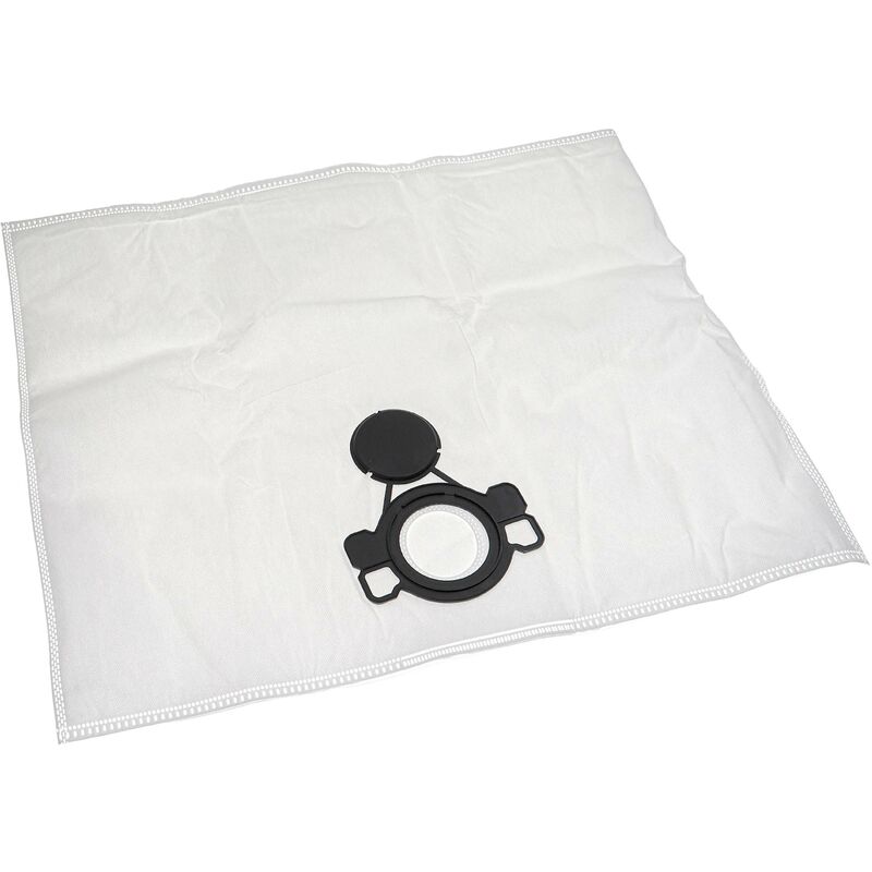 Vhbw - 20x Vacuum Cleaner Bag Replacement for Nilfisk 107419591, 302004000, 302004004 for Vacuum Cleaner - Microfleece, 27 cm x 21.5 cm White