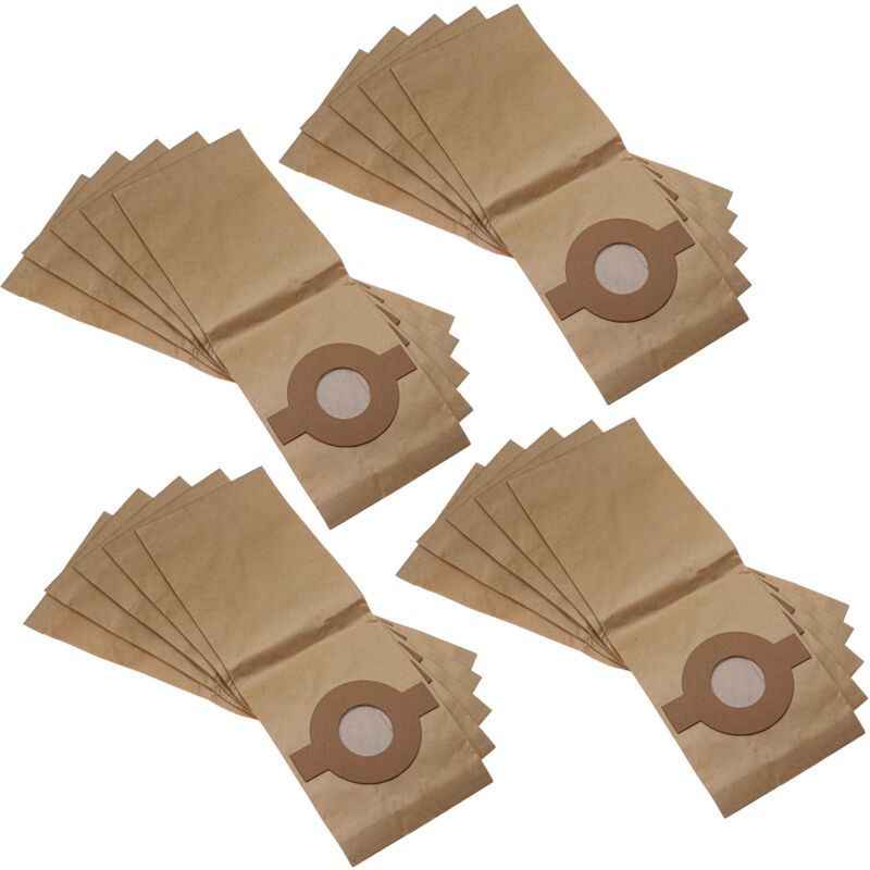 20x Vacuum Cleaner Bag Replacement for Nilfisk Alto 3020022403 for Vacuum Cleaner, 44 cm x 16 cm, Brown - Vhbw