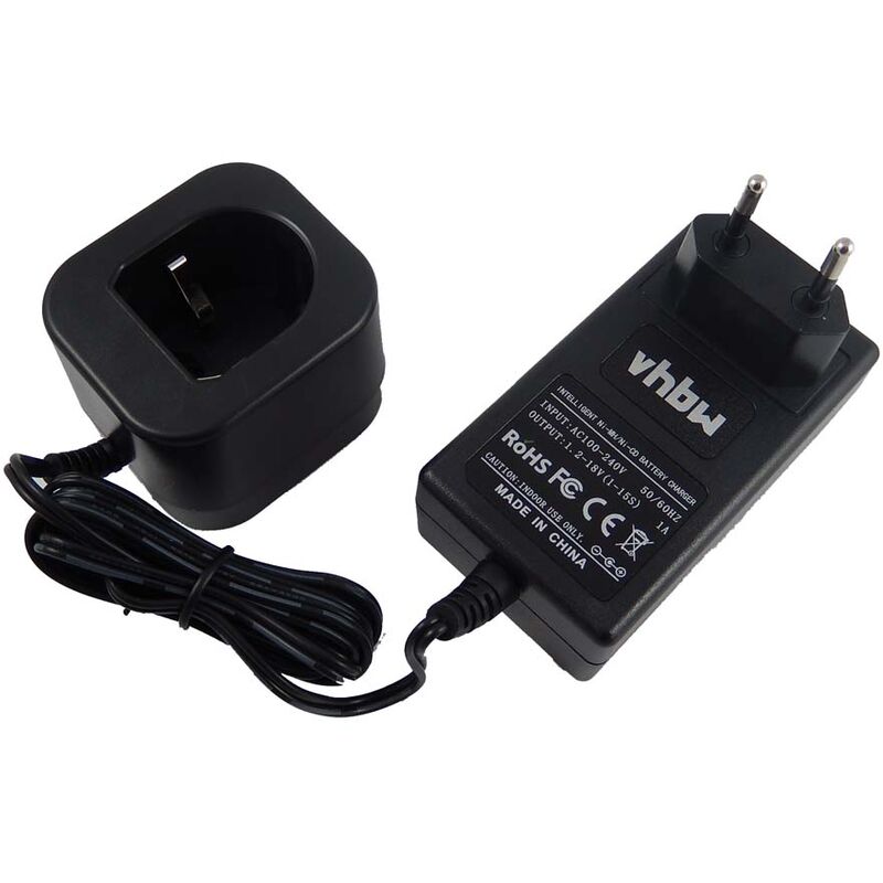 

220V cargador para herramienta Panasonic EY0005, EY0110, EY0110B, EY0214, LGPA1230 - Vhbw